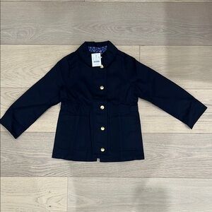 NWT CREWCUTS NAVY JACKET 4/5
